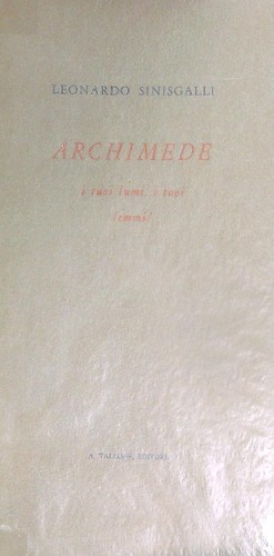 Archimede tuoi lumi i - archimede,
